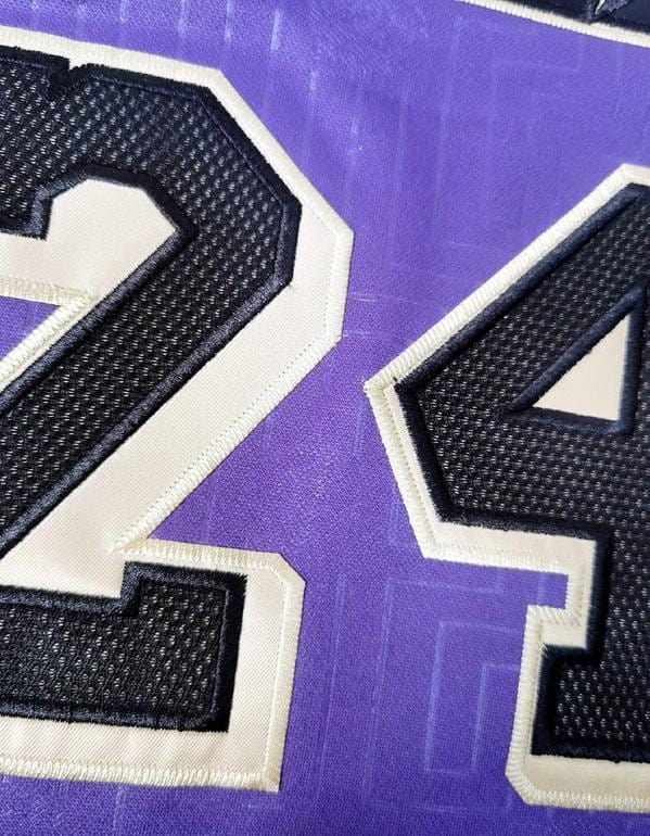 Men's Kobe Bryant Purple Retro Classic Team Jersey - Image 7