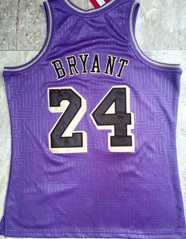 Men's Kobe Bryant Purple Retro Classic Team Jersey - Image 11