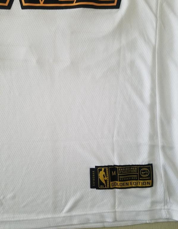 Donovan Mitchell 45 White Golden Edition Jersey - Image 3