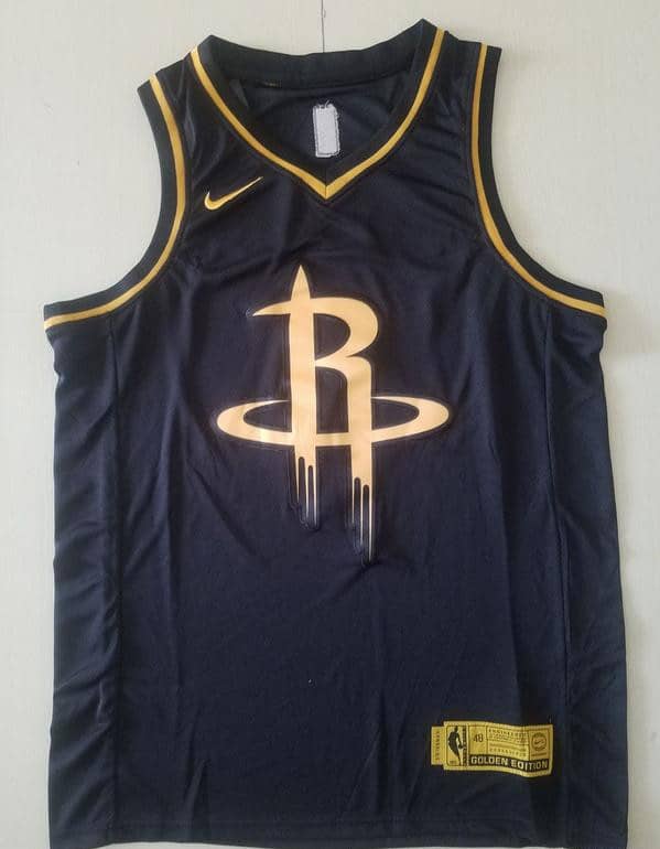 Russell Westbrook 0 Black Golden Edition Jersey - Image 2