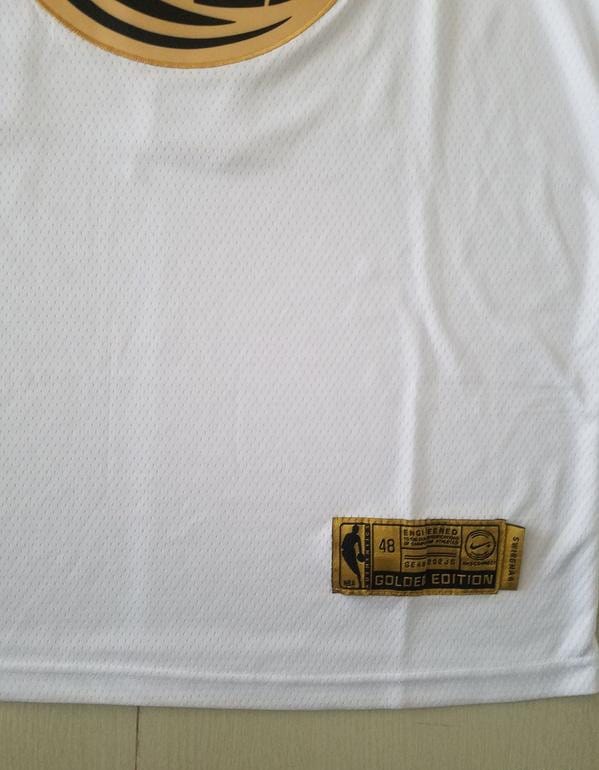 Luka Dončić 77 White Golden Edition Jersey - Image 4