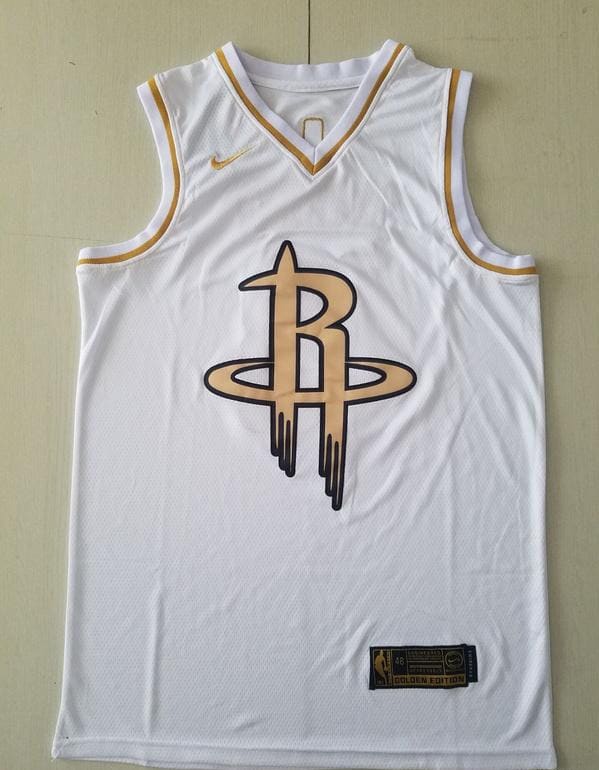 James Harden 13 White Golden Edition Jersey - Image 2