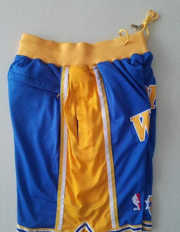 Golden State 1995-96 Throwback Classics Basketball Team Shorts - Image 7
