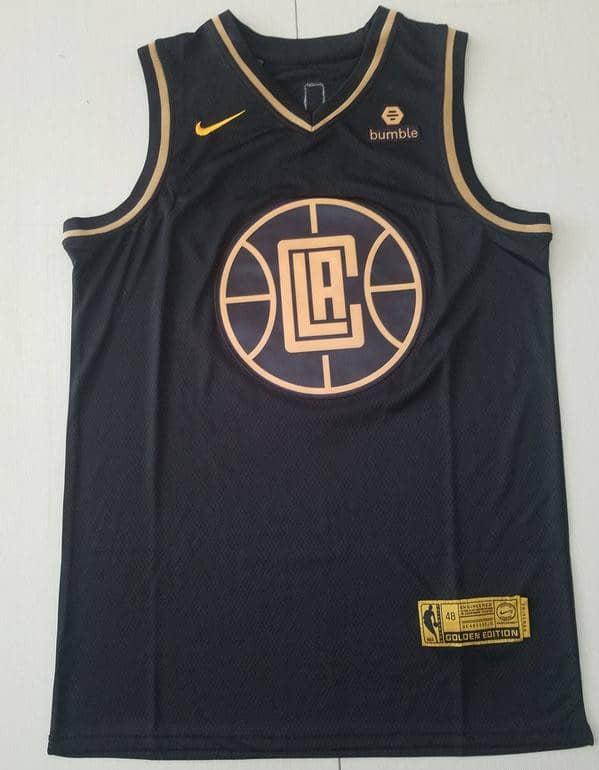 Kawhi Leonard 2 Black Golden Edition Jersey - Image 2
