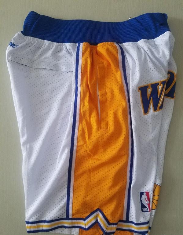 Golden State 1995-96 Throwback Classics Basketball Team Shorts - Image 7