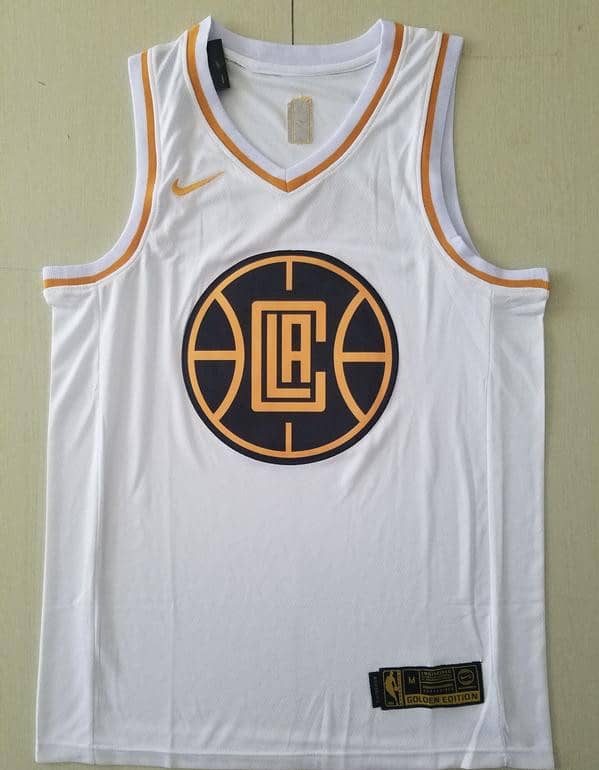 Paul George 13 White Golden Edition Jersey - Image 5