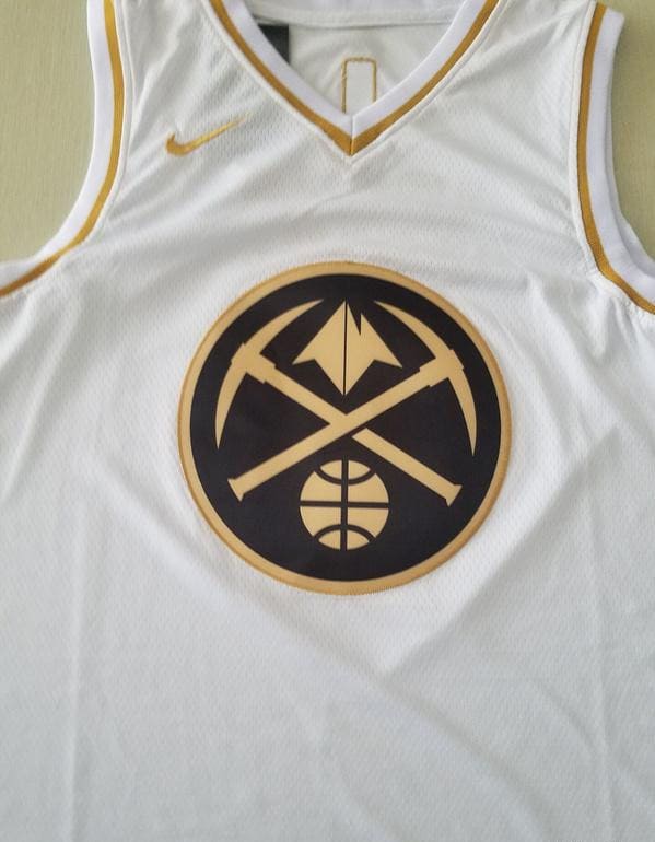 Nikola Jokic 15 White Golden Edition Jersey - Image 3