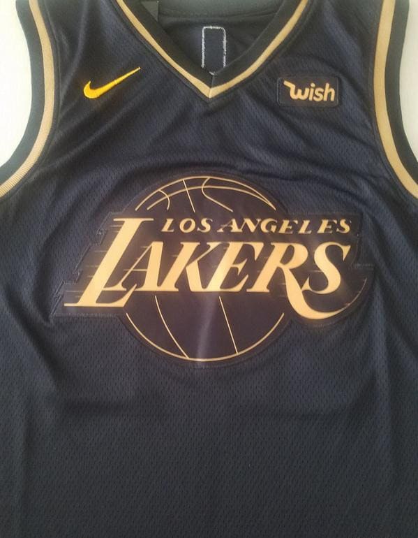 Kobe Bryant 24 Black Golden Edition Jersey - Image 2