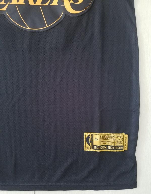 LeBron James 23 Black Golden Edition Jersey - Image 4