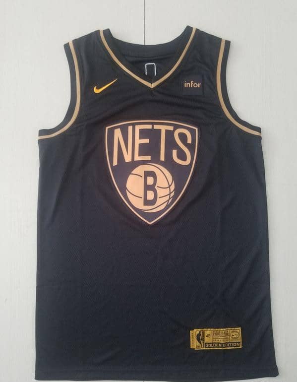 Kyrie Irving 11 Black Golden Edition Jersey - Image 2