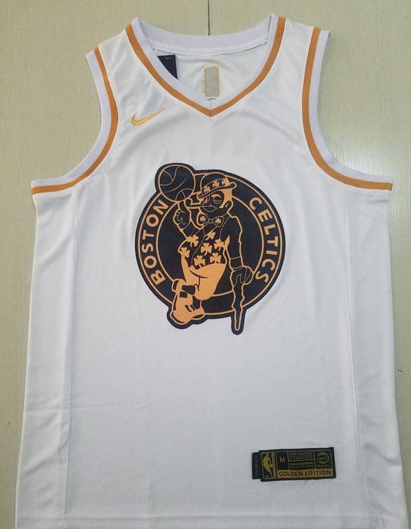 Kemba Walker 8 White Golden Edition Jersey - Image 2