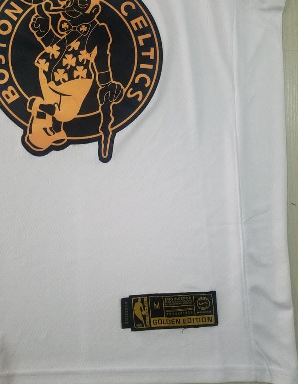 Kemba Walker 8 White Golden Edition Jersey - Image 4