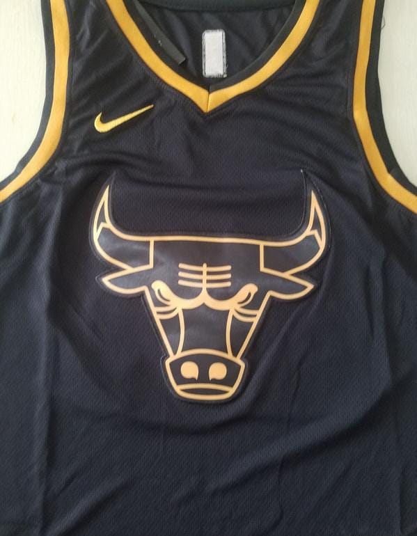 Michael Jordan 23 Black Golden Edition Jersey - Image 3