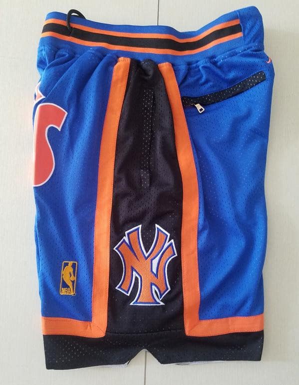 New York 1996-97 Throwback Classics Basketball Team Shorts - Image 6