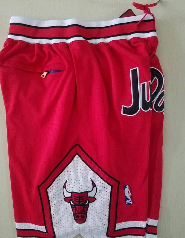 Chicago 1997-98 Throwback Classics Basketball Team Shorts - Image 6