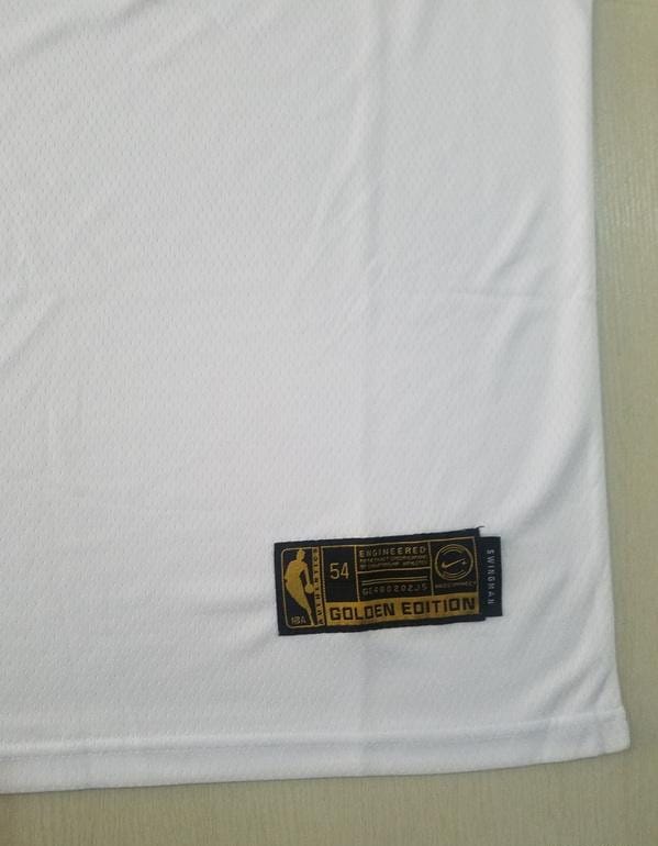 Pascal Siakam 43 White Golden Edition Jersey - Image 4