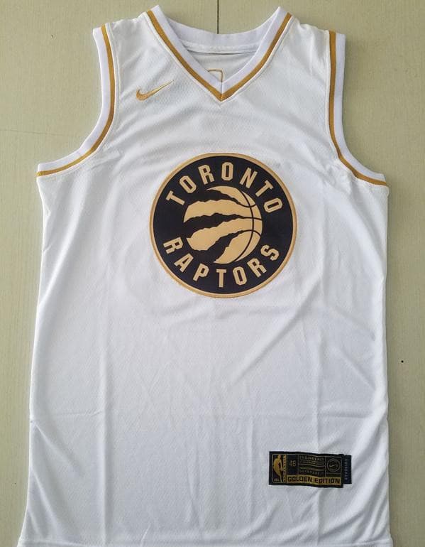 Kyle Lowry 7 White Golden Edition Jersey - Image 2