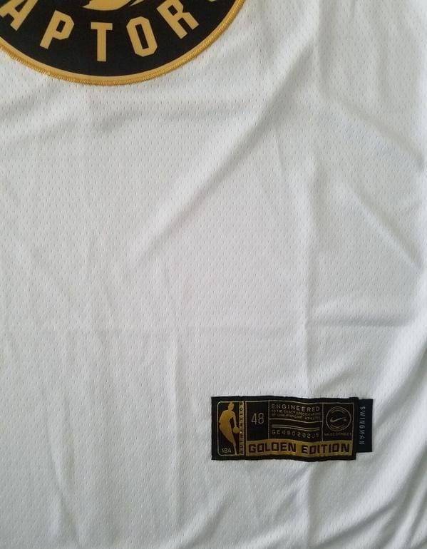 Kyle Lowry 7 White Golden Edition Jersey - Image 4