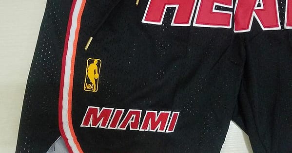 Miami 1996-97 Throwback Classics Basketball Team Shorts - Image 6