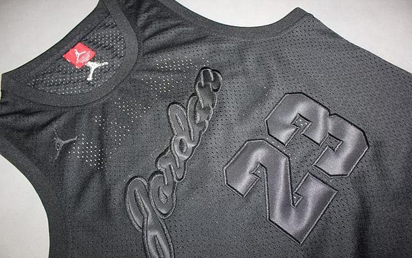 Men's Michael Jordan Gray Retro Classic Team Jersey - Image 3