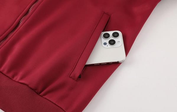 24/25 Barcelona Wine Full Zipper Jacket +Long Pants - Image 2