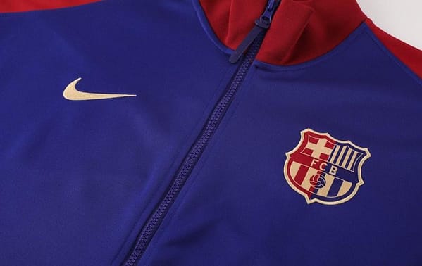 24/25 Barcelona Blue/Red Full Zipper Jacket +Long Pants - Image 9