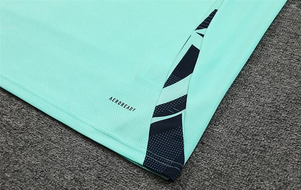 24/25 Real Madrid Lake Blue Short Sleeve Jersey+Shorts - Image 9