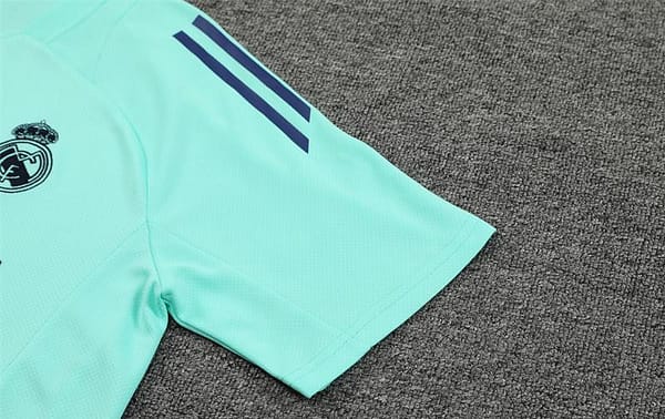24/25 Real Madrid Lake Blue Short Sleeve Jersey+Shorts - Image 10