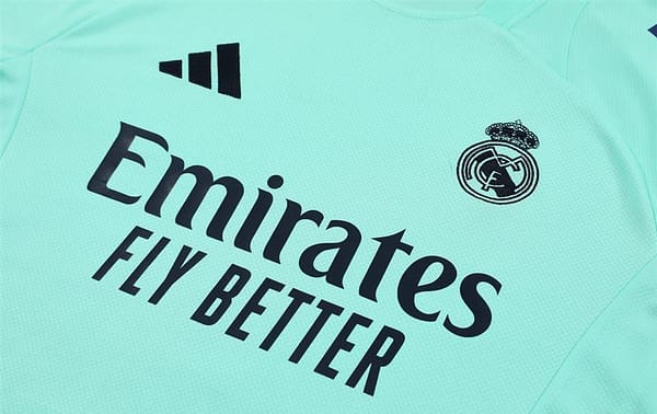 24/25 Real Madrid Lake Blue Short Sleeve Jersey+Shorts - Image 11