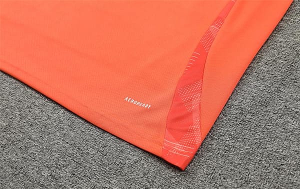 24/25 Manchester United Orange Short Sleeve Jersey+Shorts - Image 8