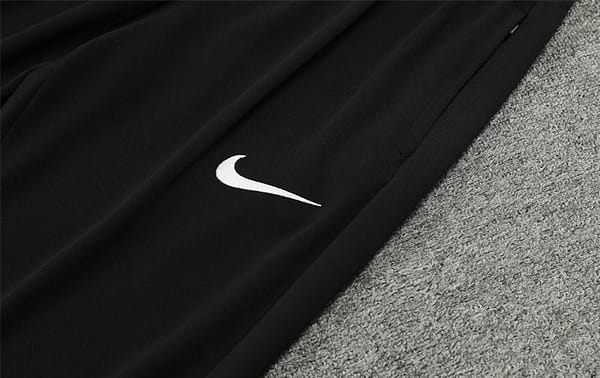 Player Version 2024 France Black Half Zipper Jacket+Long Pants - Image 6
