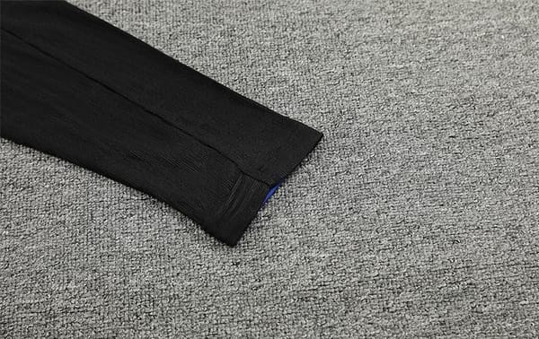Player Version 2024 France Black Half Zipper Jacket+Long Pants - Image 10