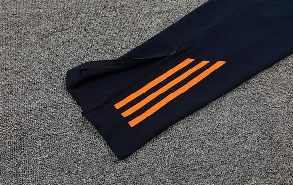 24/25 Real Madrid Light Blue/Orange Half Zipper Jacket+Long Pants - Image 2
