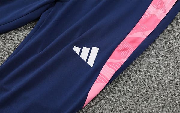 24/25 Real Madrid Navy Dragon Half Zipper Jacket+Long Pants - Image 5