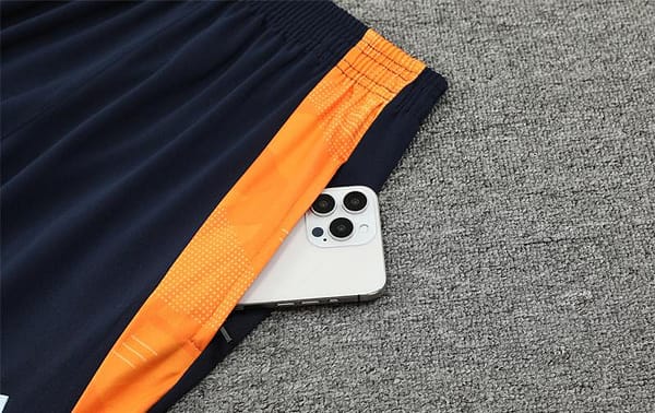 24/25 Kids Real Madrid White Half Zipper Jacket+Long Pants - Image 4