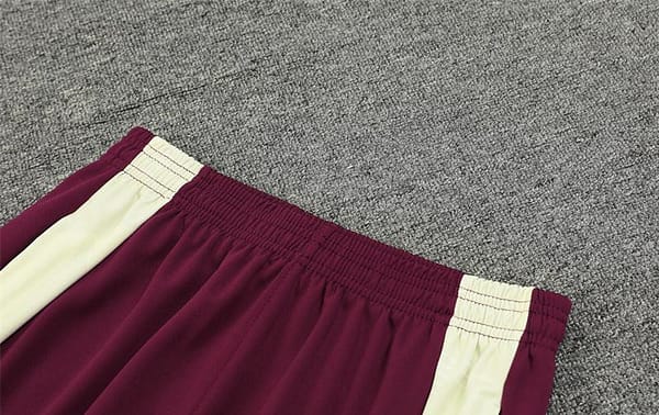 24/25 Bayern Munich Wine Half Zipper Jacket+Long Pants - Image 7
