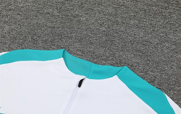 2024 Portugual White Half Zipper Jacket+Long Pants - Image 12