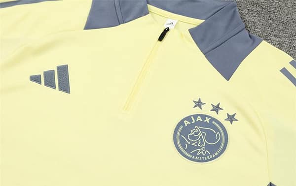 24/25 Juventus Yellow Half Zipper Jacket+Long Pants - Image 14