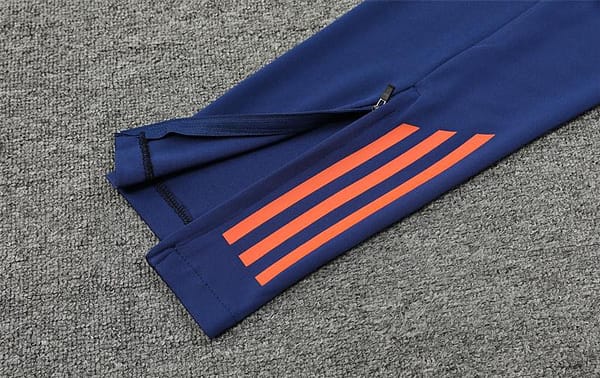 24/25 Manchester United Orange Half Zipper Jacket+Long Pants - Image 2