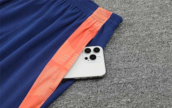 24/25 Manchester United Orange Half Zipper Jacket+Long Pants - Image 4