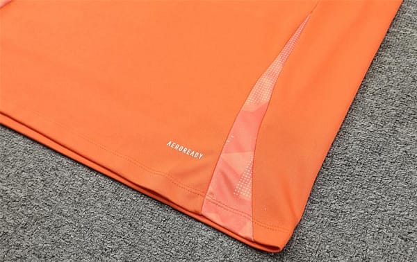24/25 Manchester United Orange Half Zipper Jacket+Long Pants - Image 9