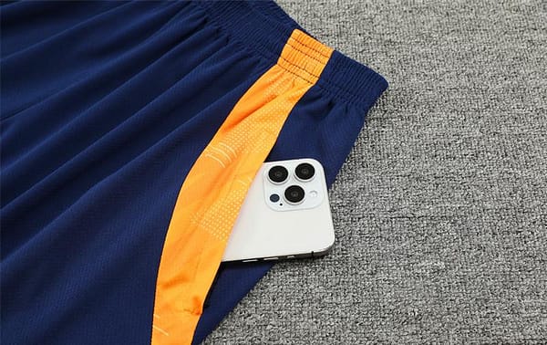 24/25 Juventus Orange/Navy Short Sleeve Jersey+Shorts - Image 8
