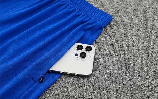 2024 South Korea Blue Short Sleeve Jersey+Shorts - Image 3