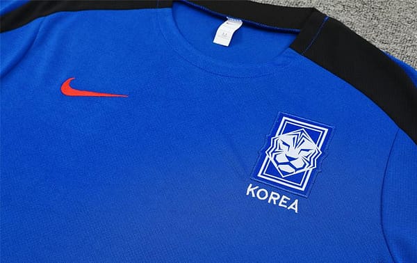 2024 South Korea Blue Short Sleeve Jersey+Shorts - Image 10