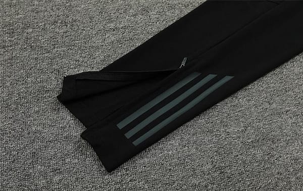 2024 Algeria Black Half Zipper Jacket+Long Pants - Image 2