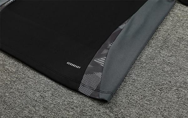 2024 Algeria Black Half Zipper Jacket+Long Pants - Image 11