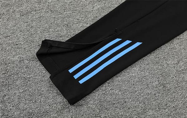 2024 Argentina Black Half Zipper Jacket+Long Pants - Image 2
