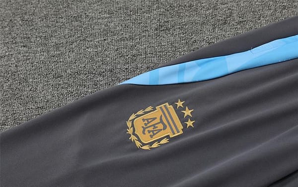 2024 Argentina Golden Half Zipper Jacket+Long Pants - Image 6
