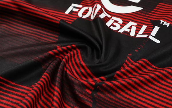 24/25 AC Milan Red Half Zipper Jacket+Long Pants - Image 7