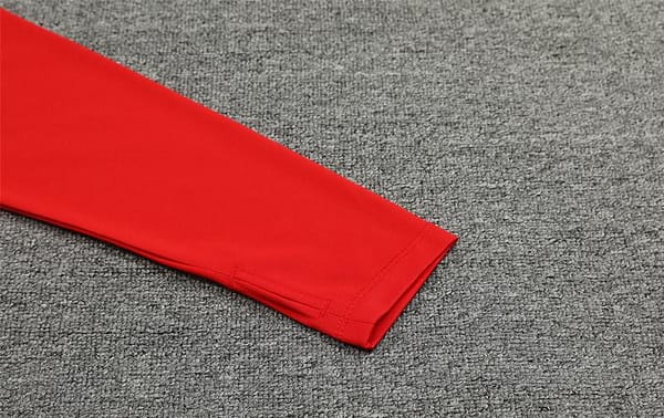 24/25 AC Milan Red Half Zipper Jacket+Long Pants - Image 9